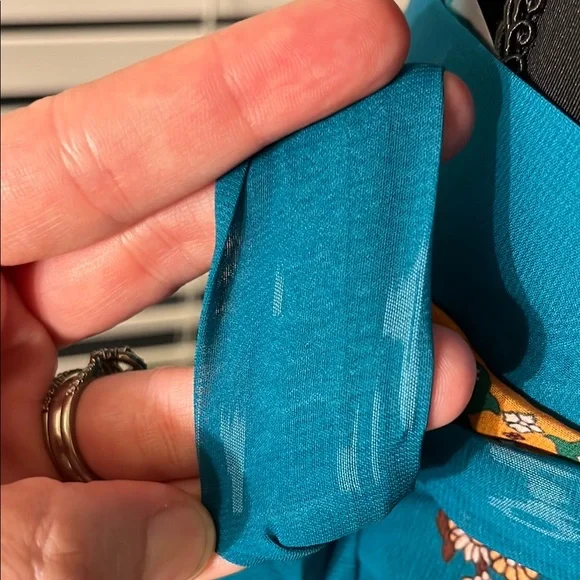 Green Floral One Piece With Matching Wrap - Small - Picture 6 of 16